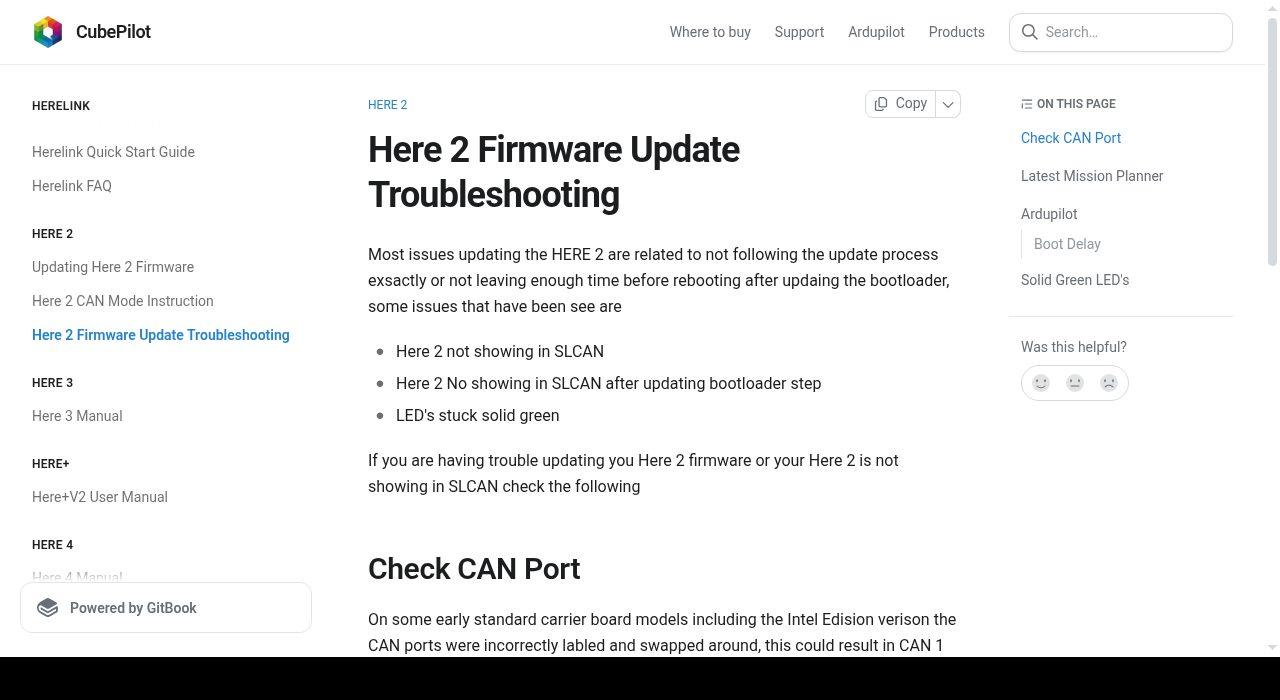 Here 2 Firmware Update Troubleshooting — cover