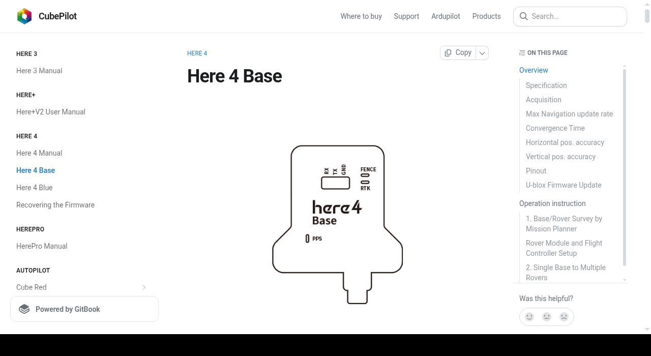 Here 4 Base Station Manual — cover