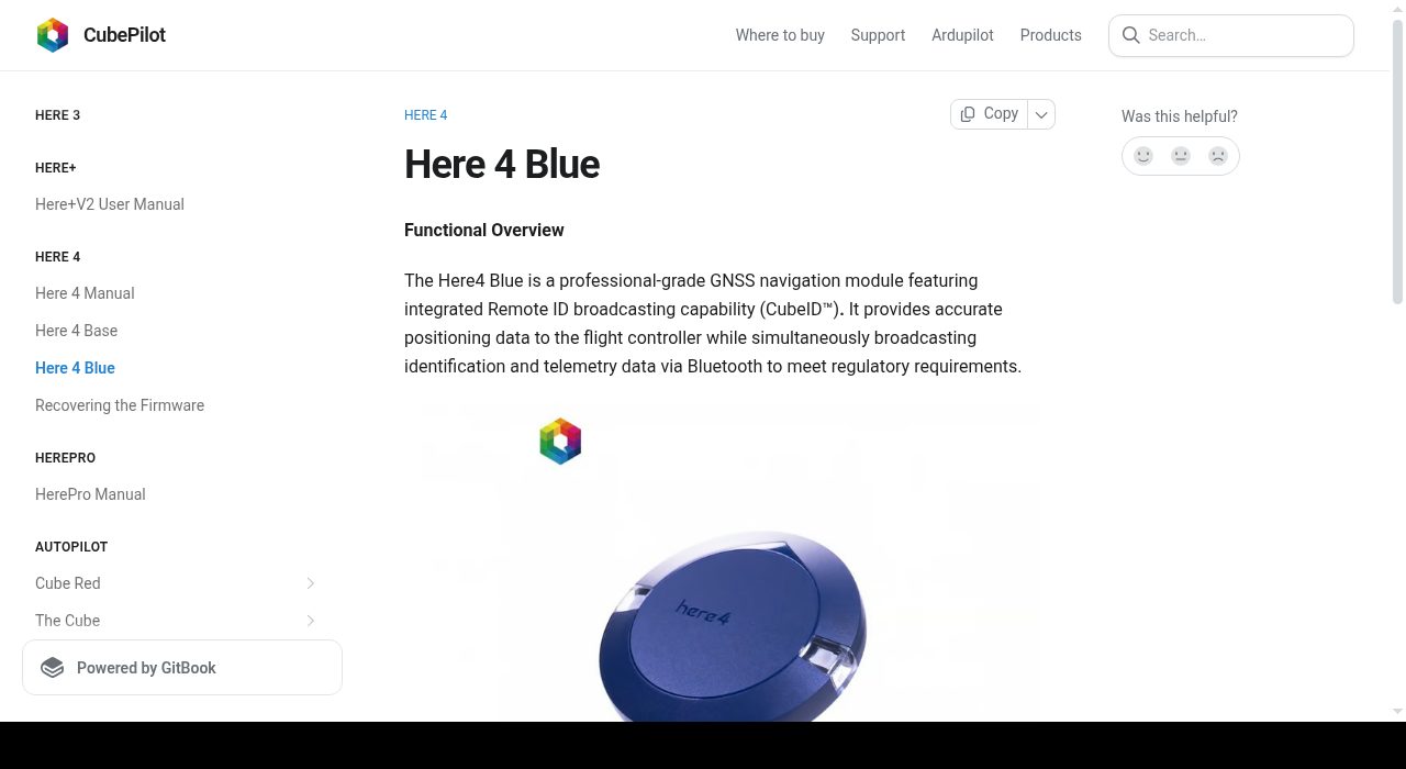 Here 4 Blue Manual — cover