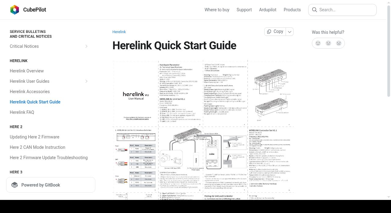 Herelink Quick Start Guide — cover